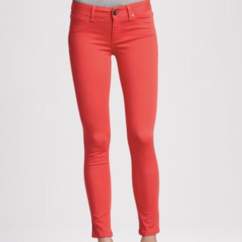 DL1961 – Angel Mid Rise Skinny Ankle Jeans Toucan Orange – Women's Size 32​​